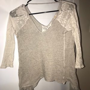 Hollister asymmetrical tunic top size small
